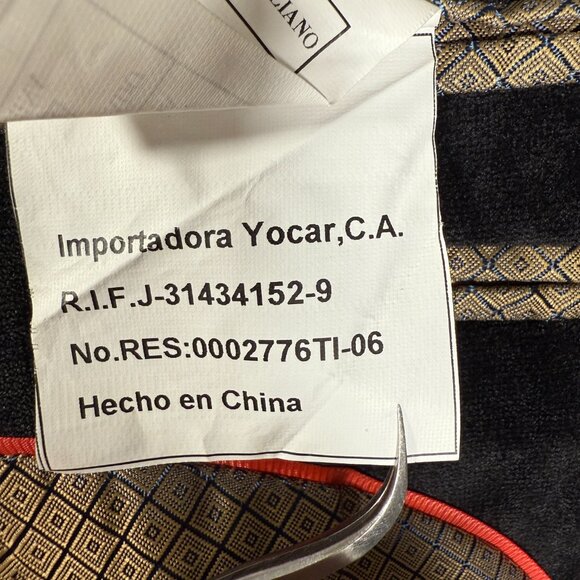 Bresciani Italy Blazer Men Size 40 Black Velour 2-Button Jacket Casual Party NWT - Picture 11 of 13